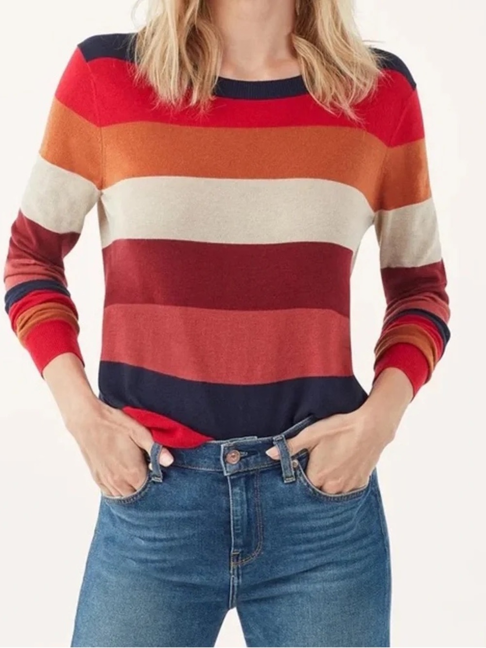Splendid Duke Striped Pullover